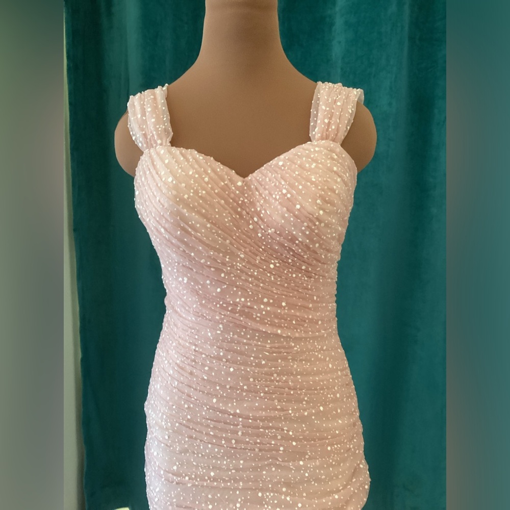 Portia & Scarlett off the shoulder embellished fitted mermaid gown - Picture 3 of 7